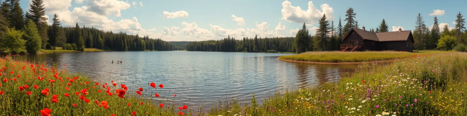 Heinäkuu 2026 kalenteri — suomalainen maisemakuva